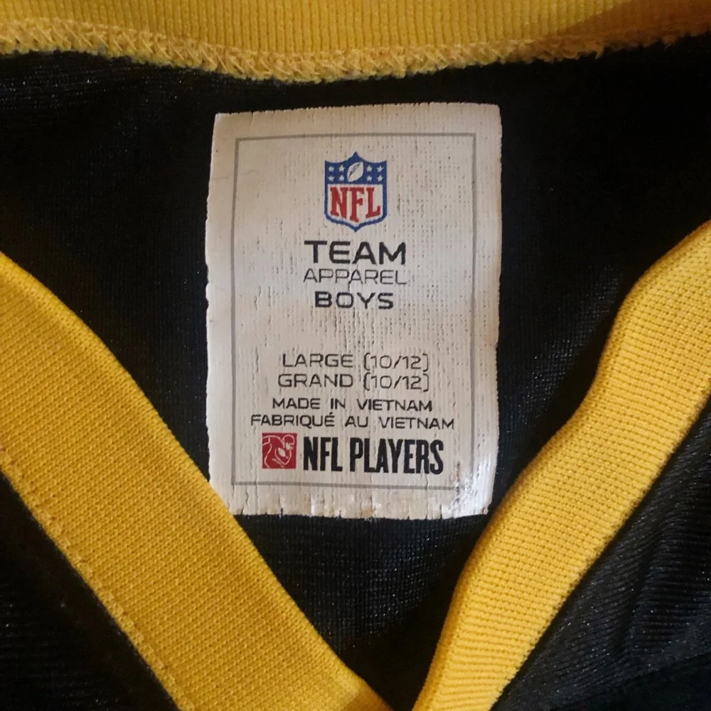 NFL Pittsburgh Steelers #19  Smith-Shuster Short Sleeve Jersey Sz 10-12